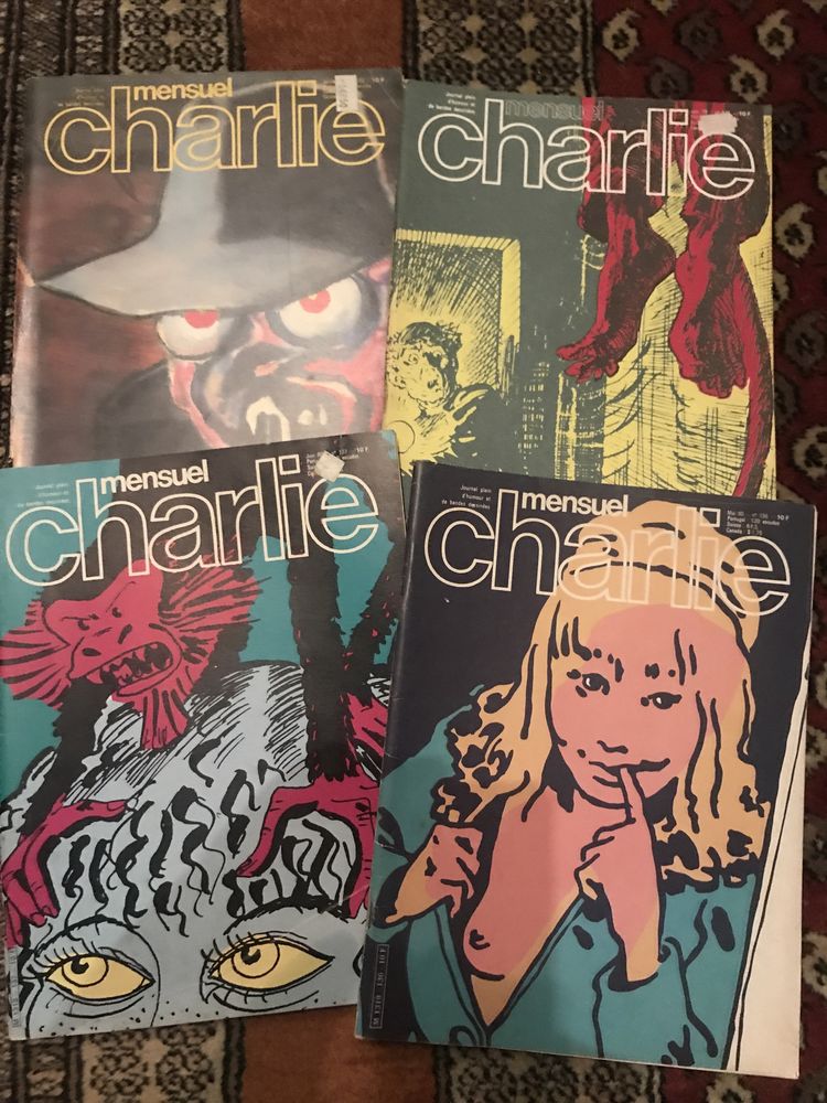 Charlie mensuel anos 70, lote de 28 numeros