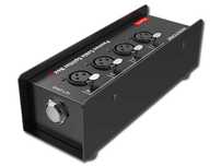 PS4FD - Splitter box ETHERCON - 4xXLR 3-pin żeński (czarny) ROXTONE