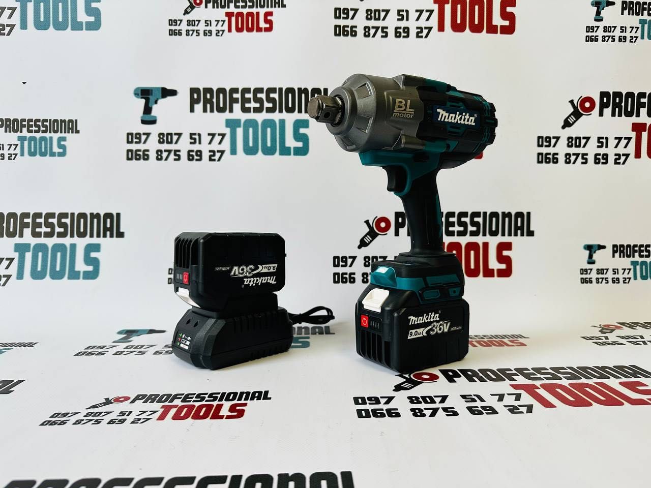 Акумуляторний Ударний Гайковерт Makita TW001GM201 Головка 3/4 2100Nm