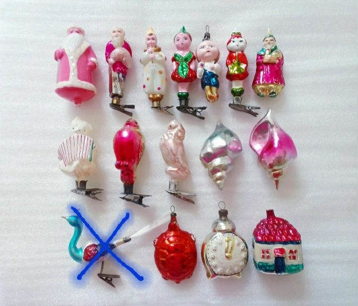 Ёлочные игрушки СССР