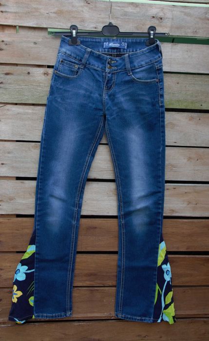 spodnie z szerokimi nogawkami | hippie