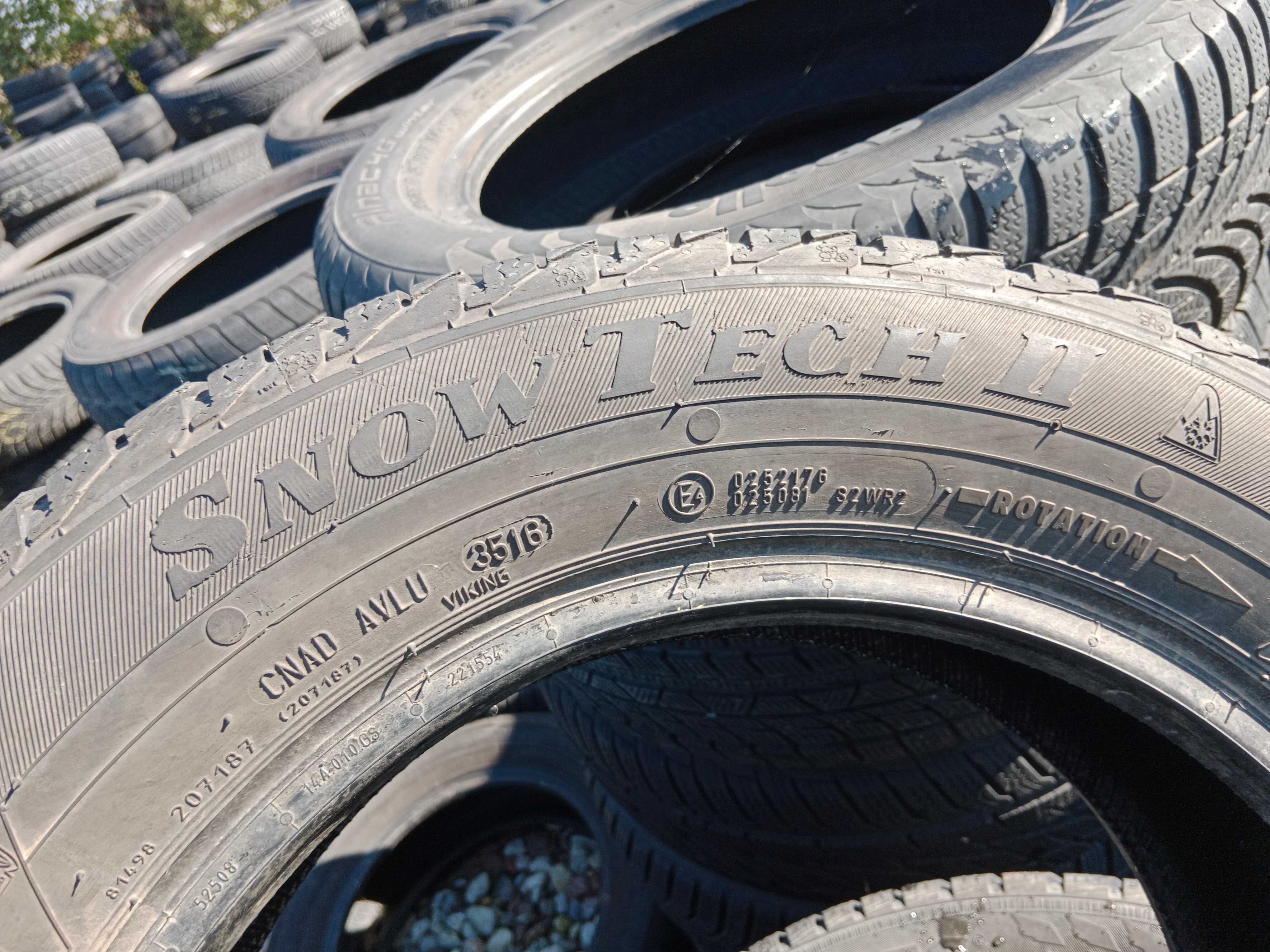 Opona używana 185/65R15 Viking Snow Tech II 1szt.