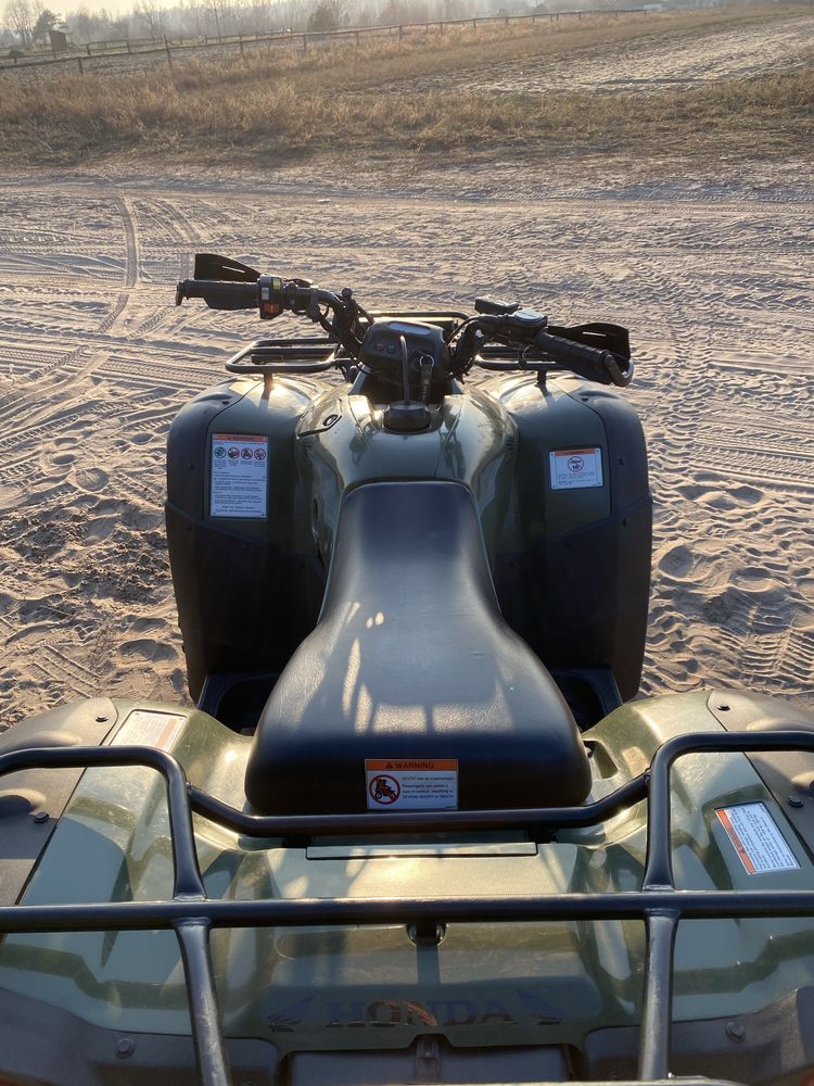 Квадроцикл honda trx350 з прицепом
