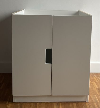 Biała szafka IKEA pod blat biurkowy