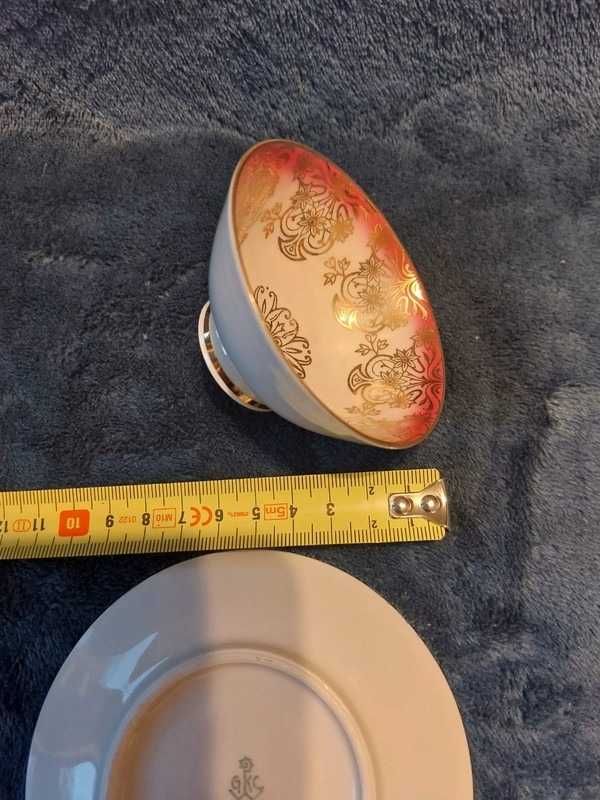 Bavaria GKC - porcelanowa filiżanka ze spodkiem do kawy mokka