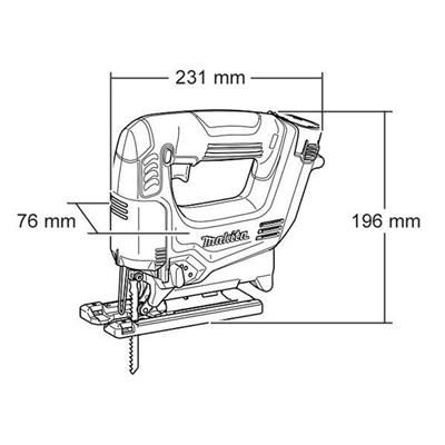 Wyrzynarka akumulatorowa 10,8V Makita JV100DWJ
