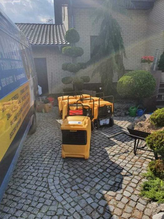 WYNAJEM Osuszacz powietrza Osuszanie po tynkach wylewkach zalaniu