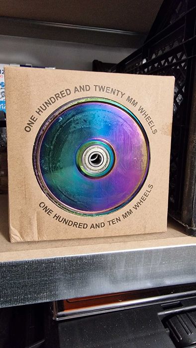 Kółka do hulajnogi wyczynowej MOVINO Full Alu Core 120 mm Neochrome