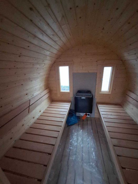 Sauna ogrodowa 2,4 m OD RĘKI  BECZKA SPA Ogrodowe