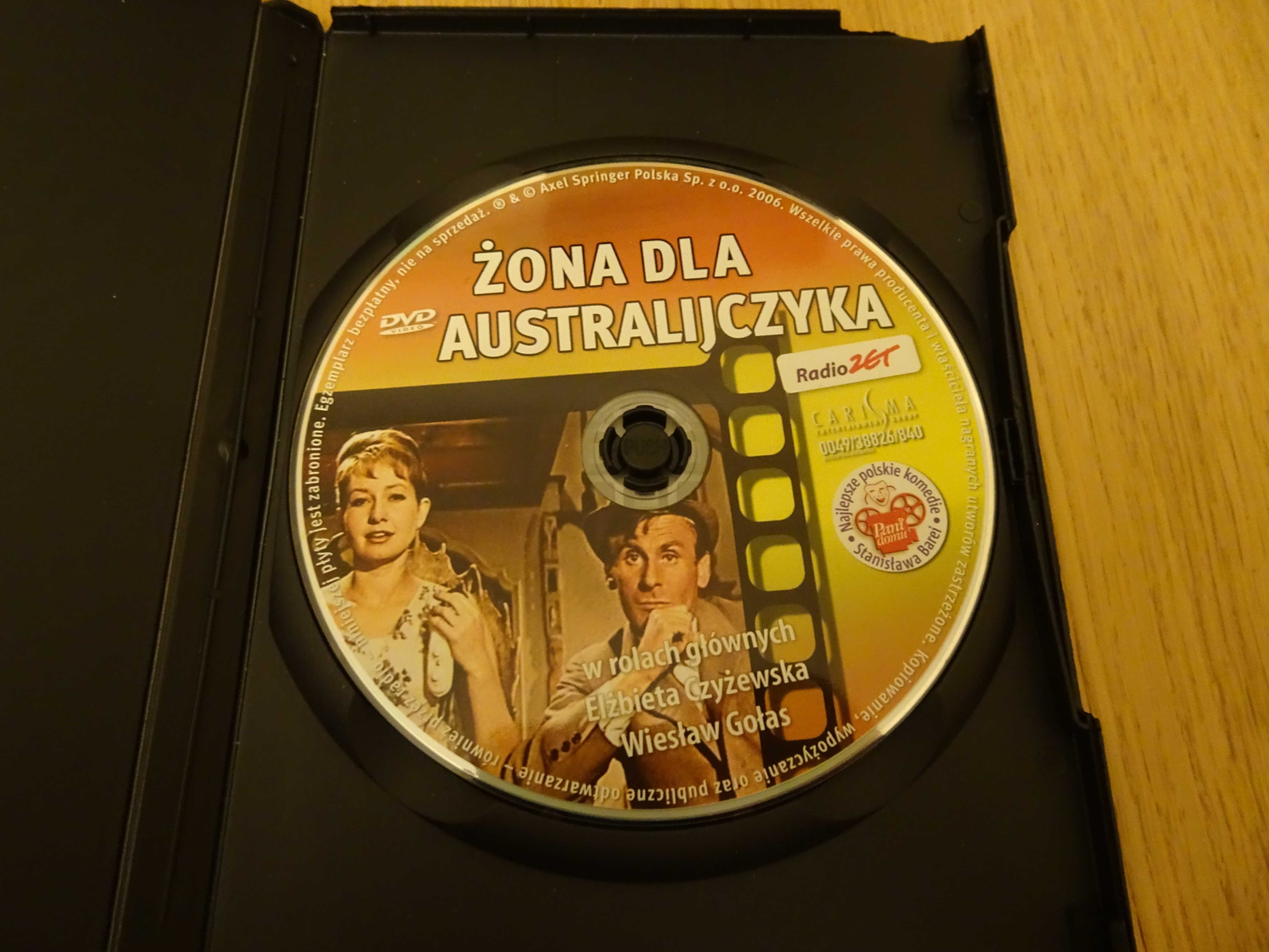 "Żona dla australijczyka" film dvd, płyta dvd