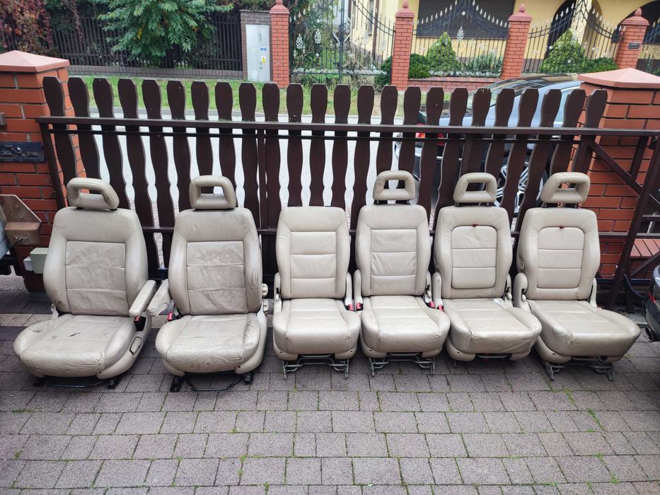 Fotele Skóra VW Sharan Seat Alhambra Ford Galaxy