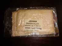 JAVANA Seidentuch 100% Silk perłowa jedwabna apaszka Vintage