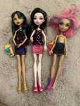 Zestaw lalek monster high upiorna stołówka cleo howleen draculaura