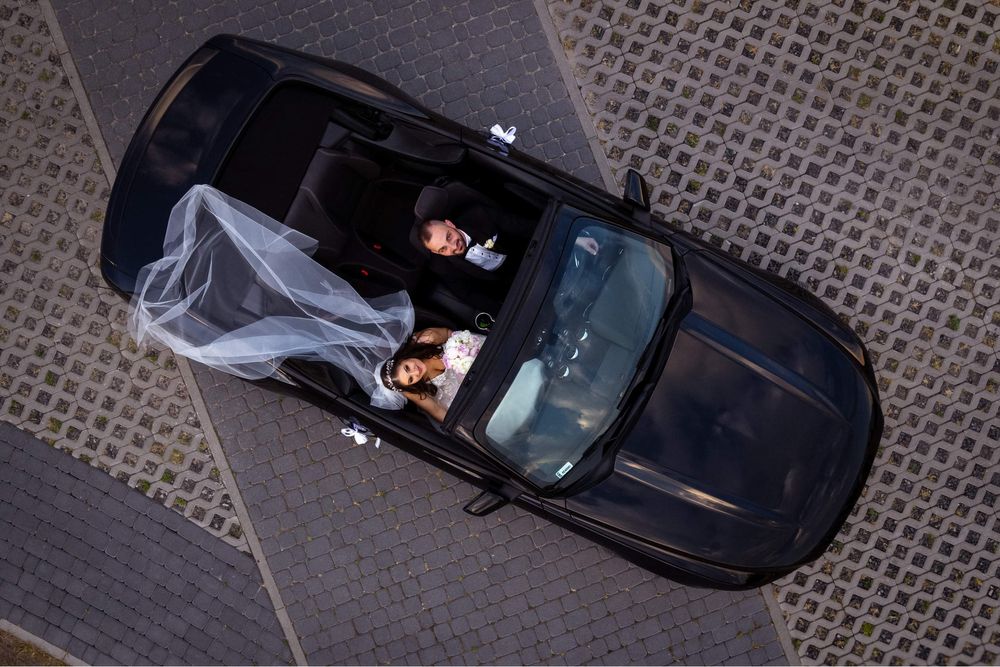 Auto do ślubu na wesele Mustang Jaguar kabrio mercedes wynajem busa 9
