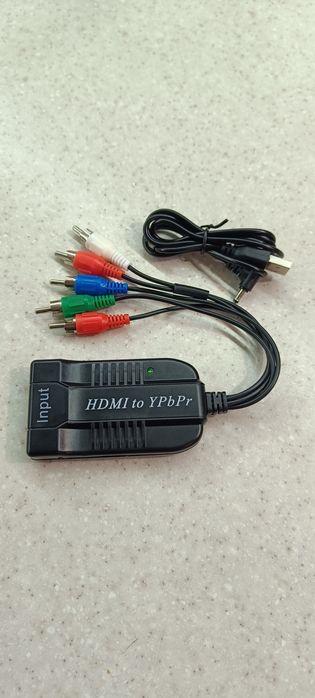 Кабель-конвертер компонентний YPbPr+audio (5*RCA) to HDMI
