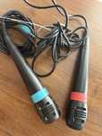 Mikrofon zestaw 2 mikrofony sing star playstation 2