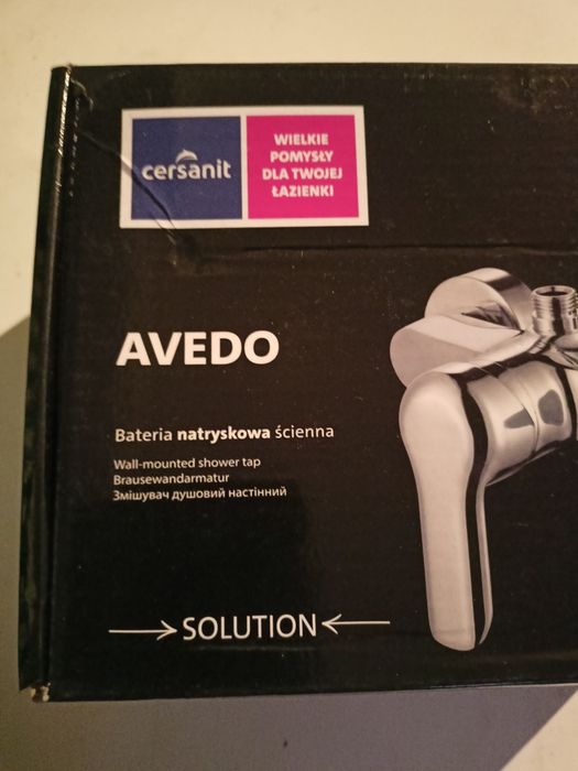 Bateria natryskowa ścienna Avedo Cersanit