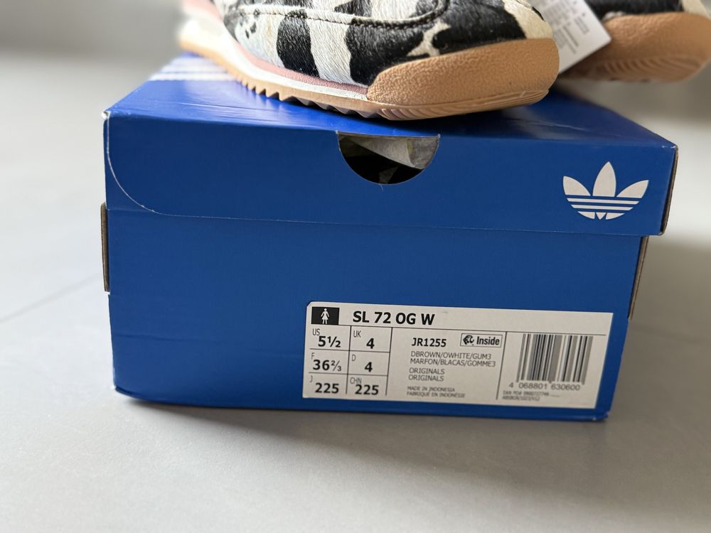 Adidas sl72 cow print