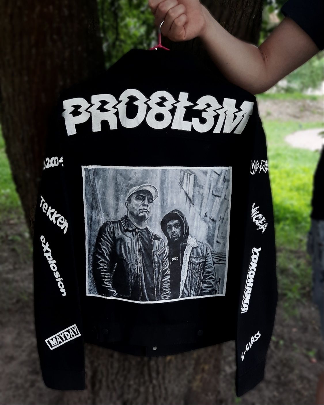 Kurtka jeansowa custom Pro8l3m portret
