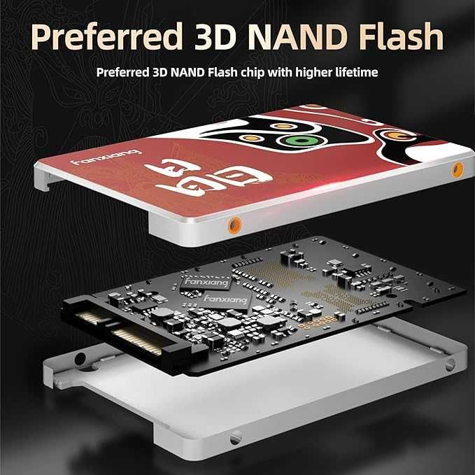S100 1TB SSD SATA III 2,5" wewnętrzny dysk półprzewodnikowy