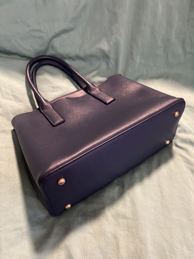 U.S. POLO ASSN. Piękna torebka kuferek bardzo pojemna jak nowa