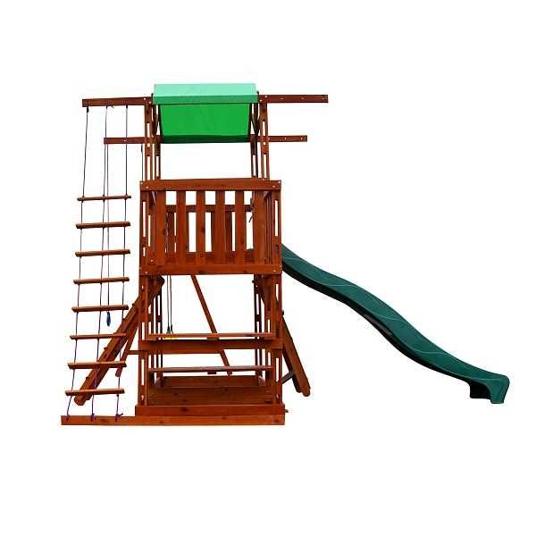 Дитячий ігровий комплекс Babyland-5 для вулиці з гіркою і качелями