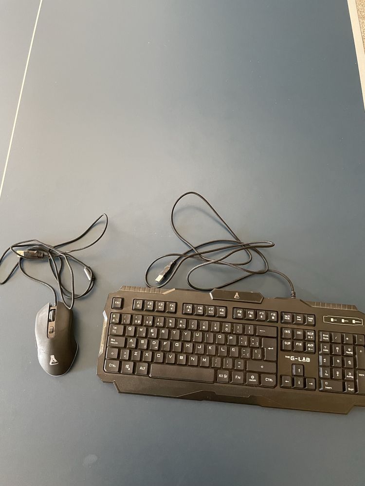 Teclado + Rato gaming G-Lab