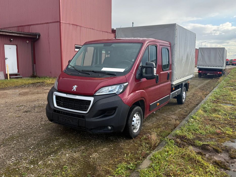 Peugeot Boxer 2.2 HDI 120KM / Doka Brygadowy 7 osobowy / 2021 ROK / TYLKO 95.000KM!