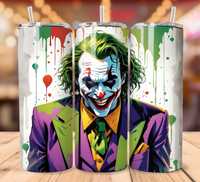 Kubek termiczny stalowy z nadrukiem Joker
