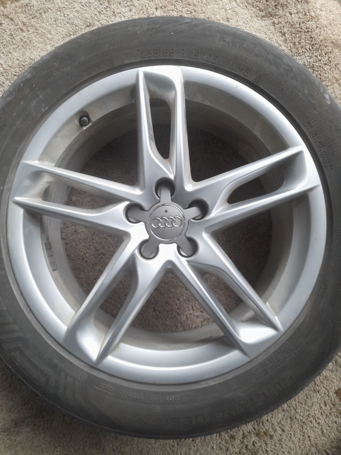 Диски Audi OEM 8R0601025AE 8x19 5x112 ET39 DIA66,6 Б/У