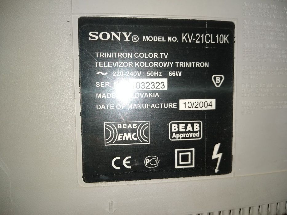 телевизор Sony KV-21CL10K