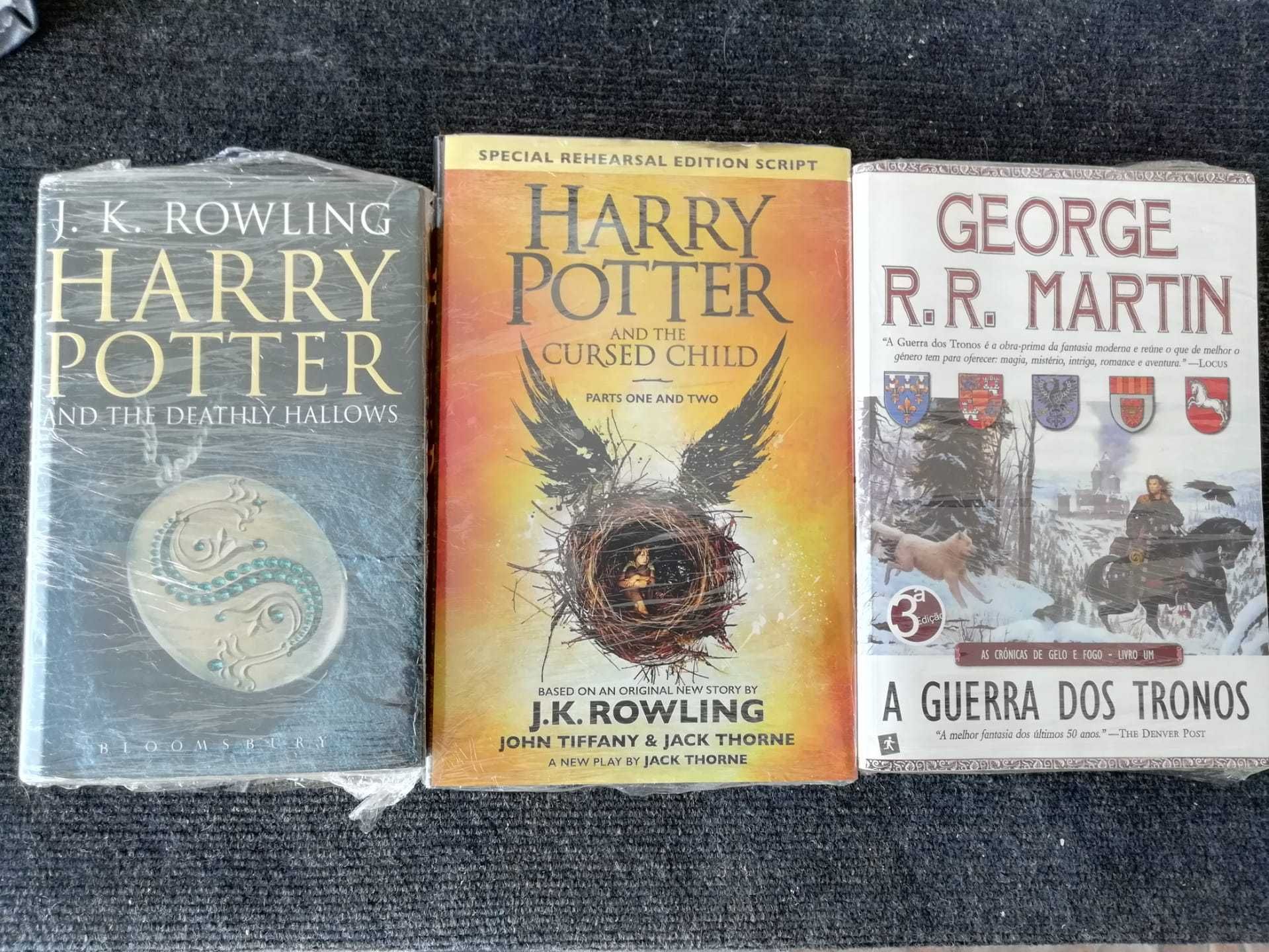 6 Livros Originais Harry Potter Dois Deles Versão Inglesa