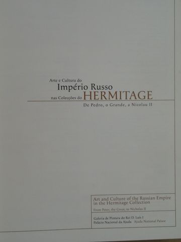 Arte e Cultura do Império Russo nas Colecções do Hermitage