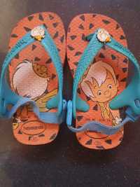 Chinelos sandálias Havaianas de bebé