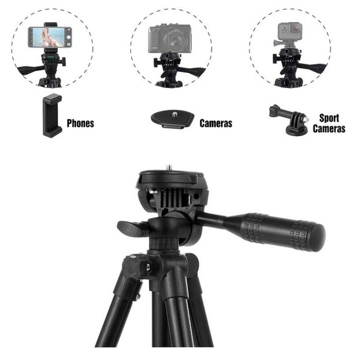 TRIPOD 3110 STATYW na Aparat Telefon 38- 130cm Nikon Canon sony gopro