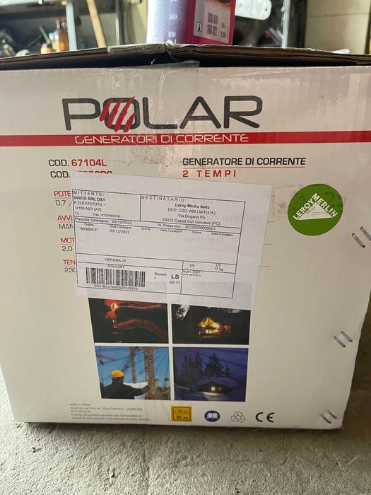 Генератор  POLAR 800 Вт Італія