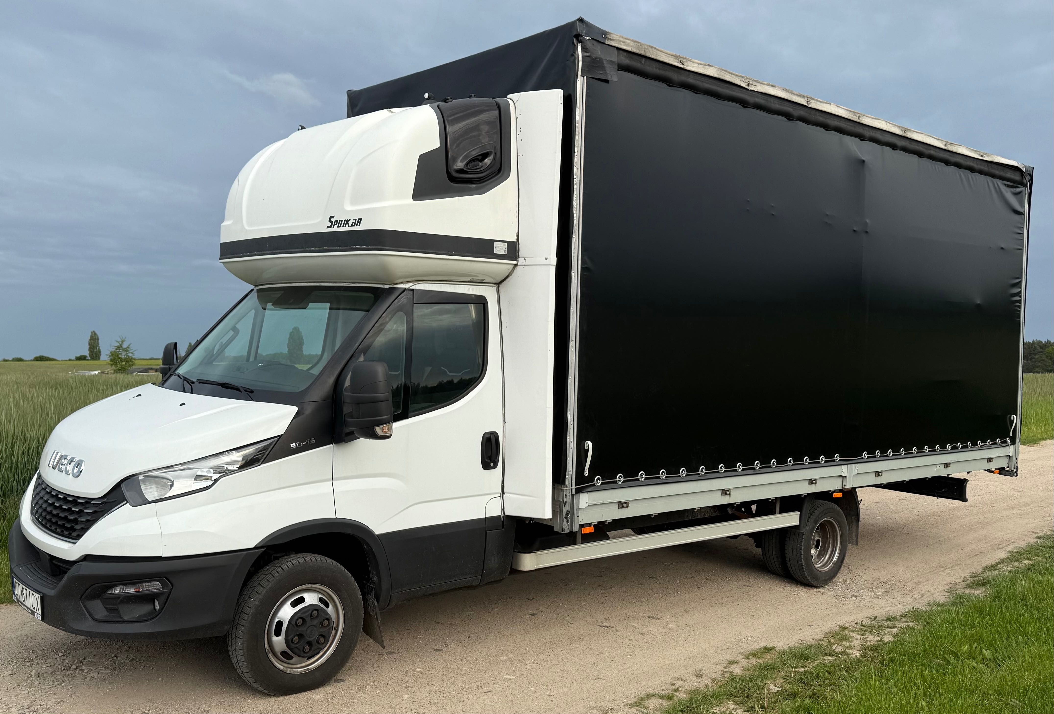 Iveco Daily 50c18  międzynarodówka 15 palet firanka plandeka