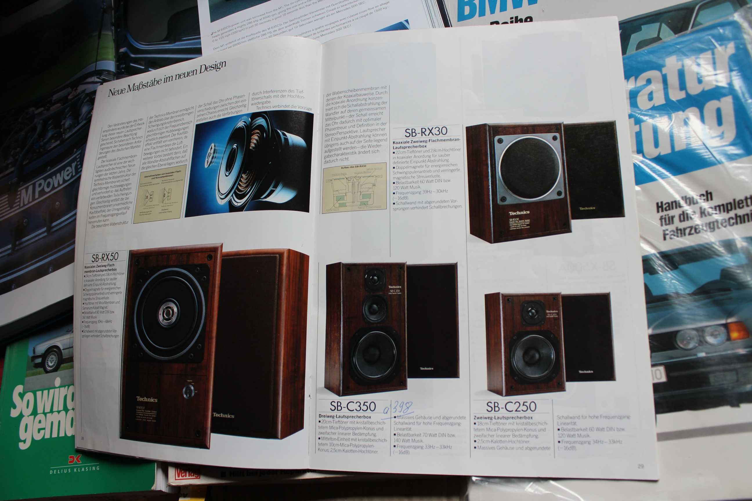 Katalog / prospekt Technics HiFi Audio 1987