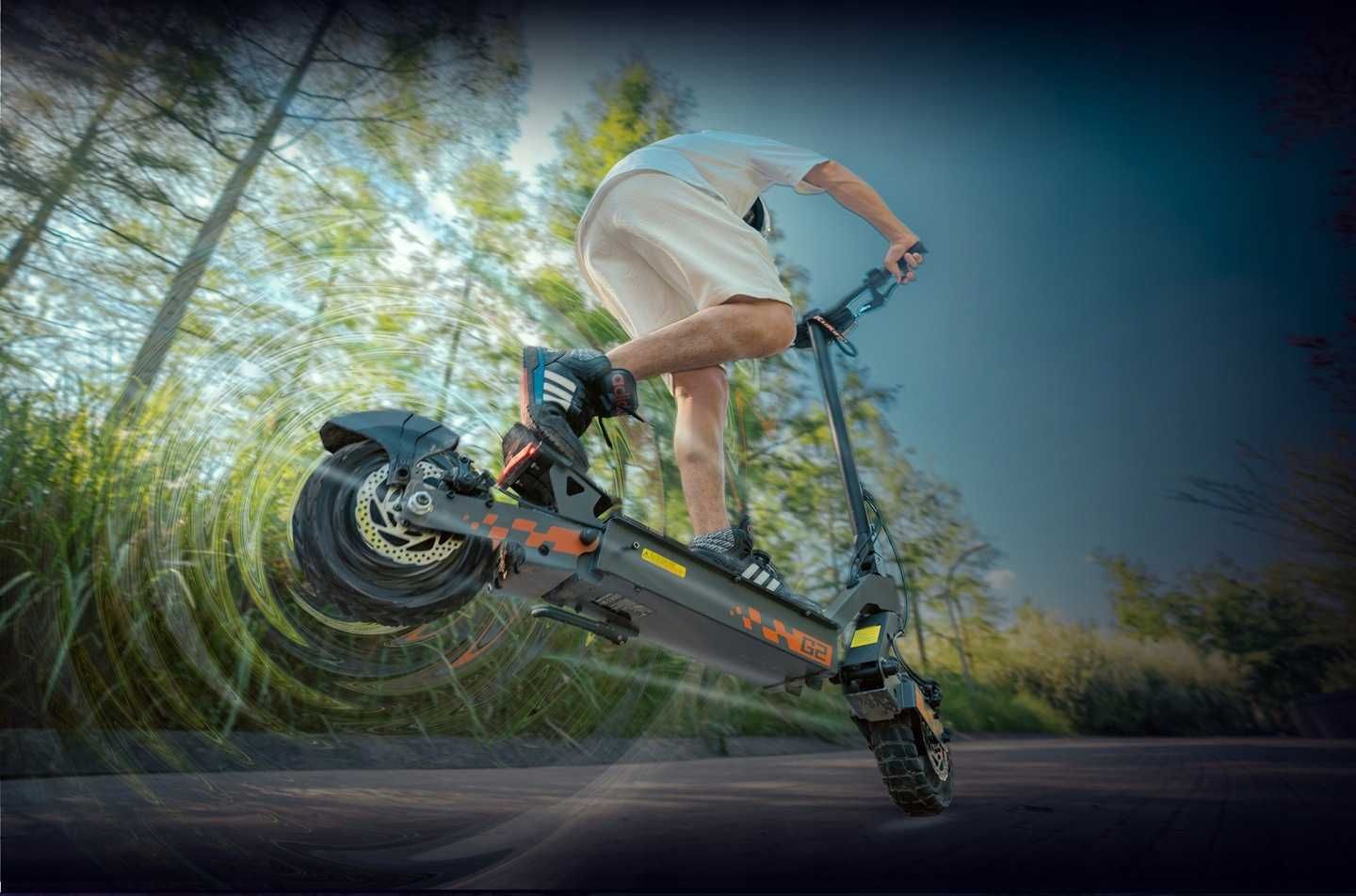 KuKirin G2 15AH 1200W 45KM/H 50KM hulajnoga elektryczna