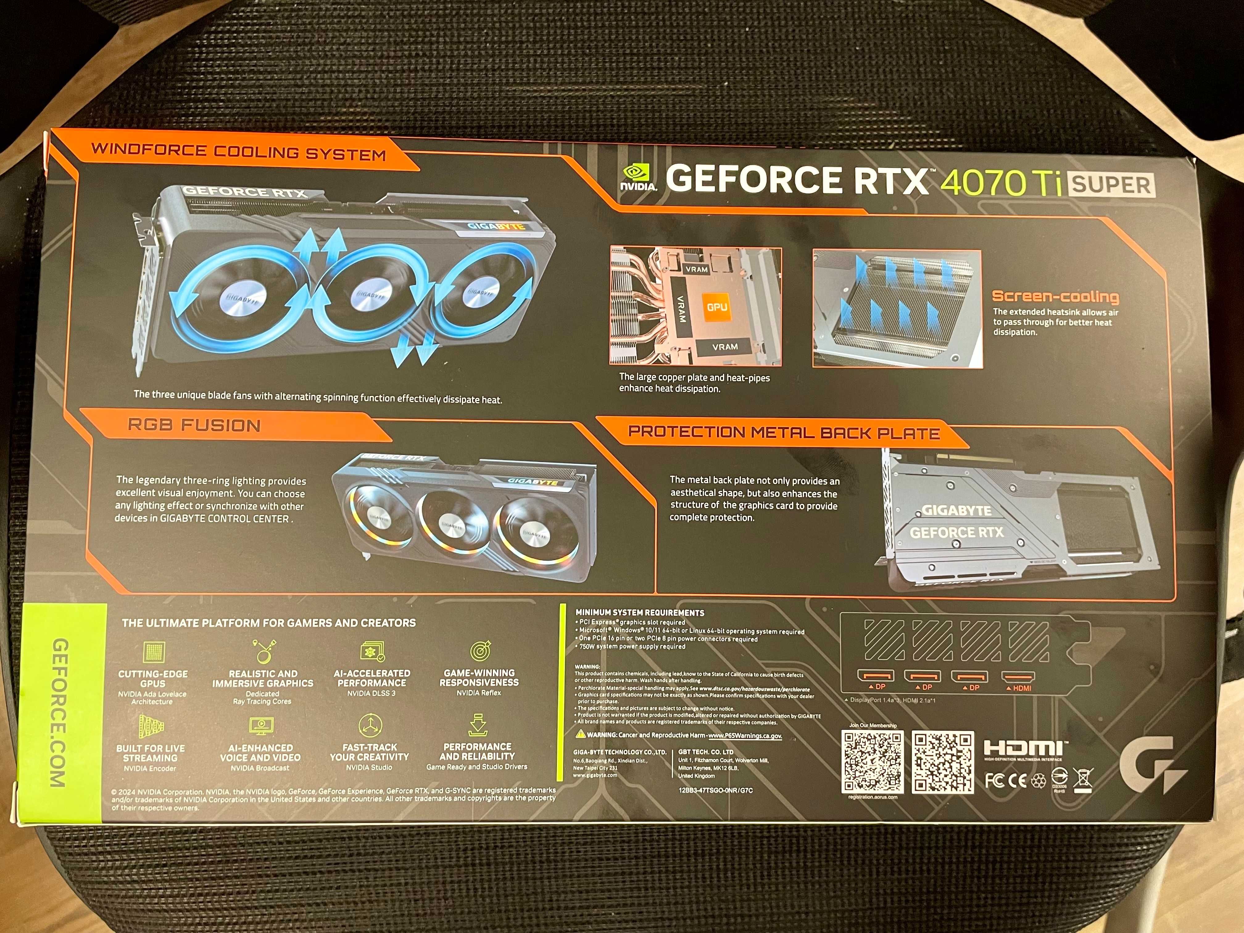 Placa grafica RTX 4070 Ti Super GIGABYTE