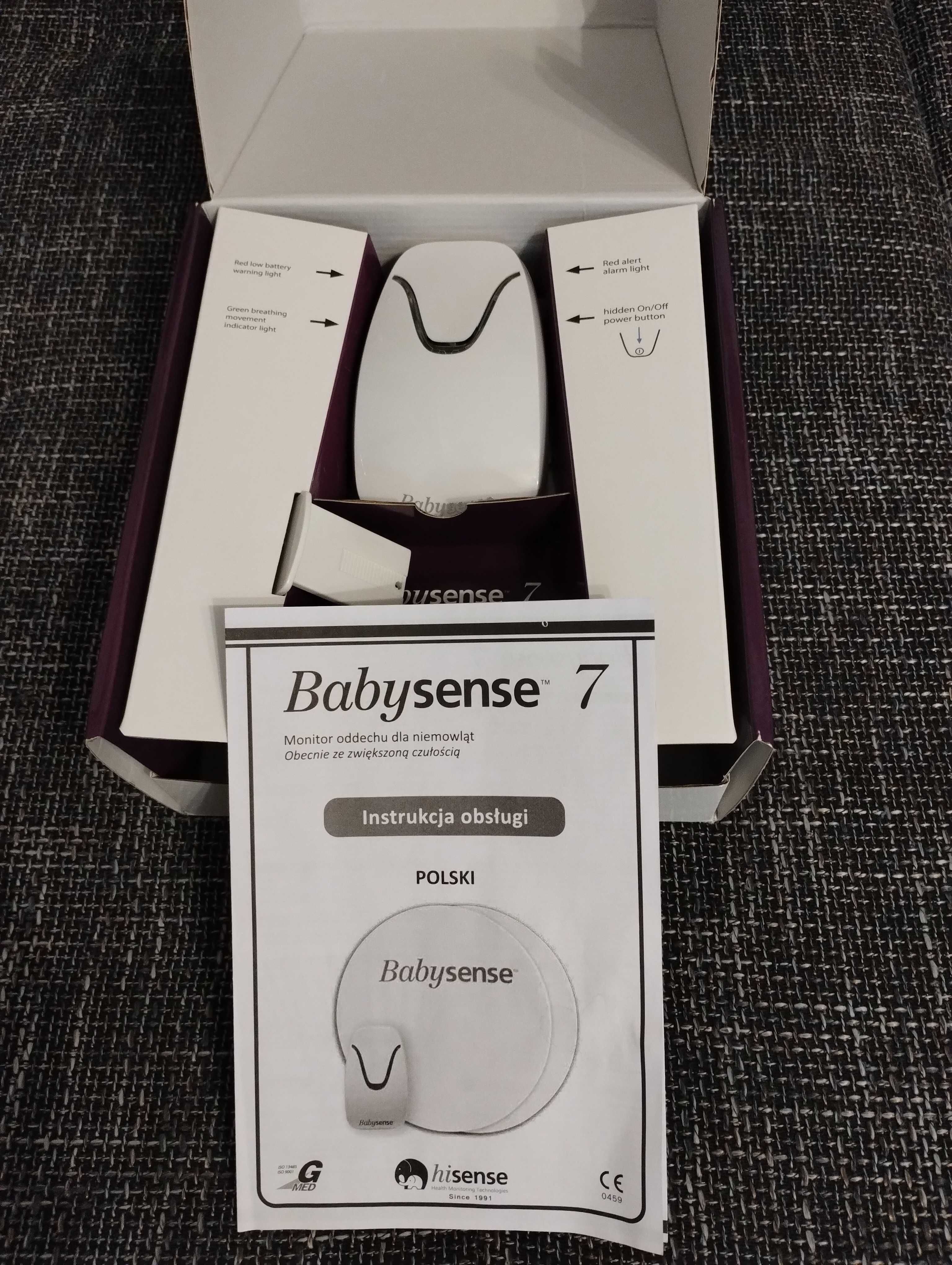 Monitor oddechu dla niemowląt Babysense 7