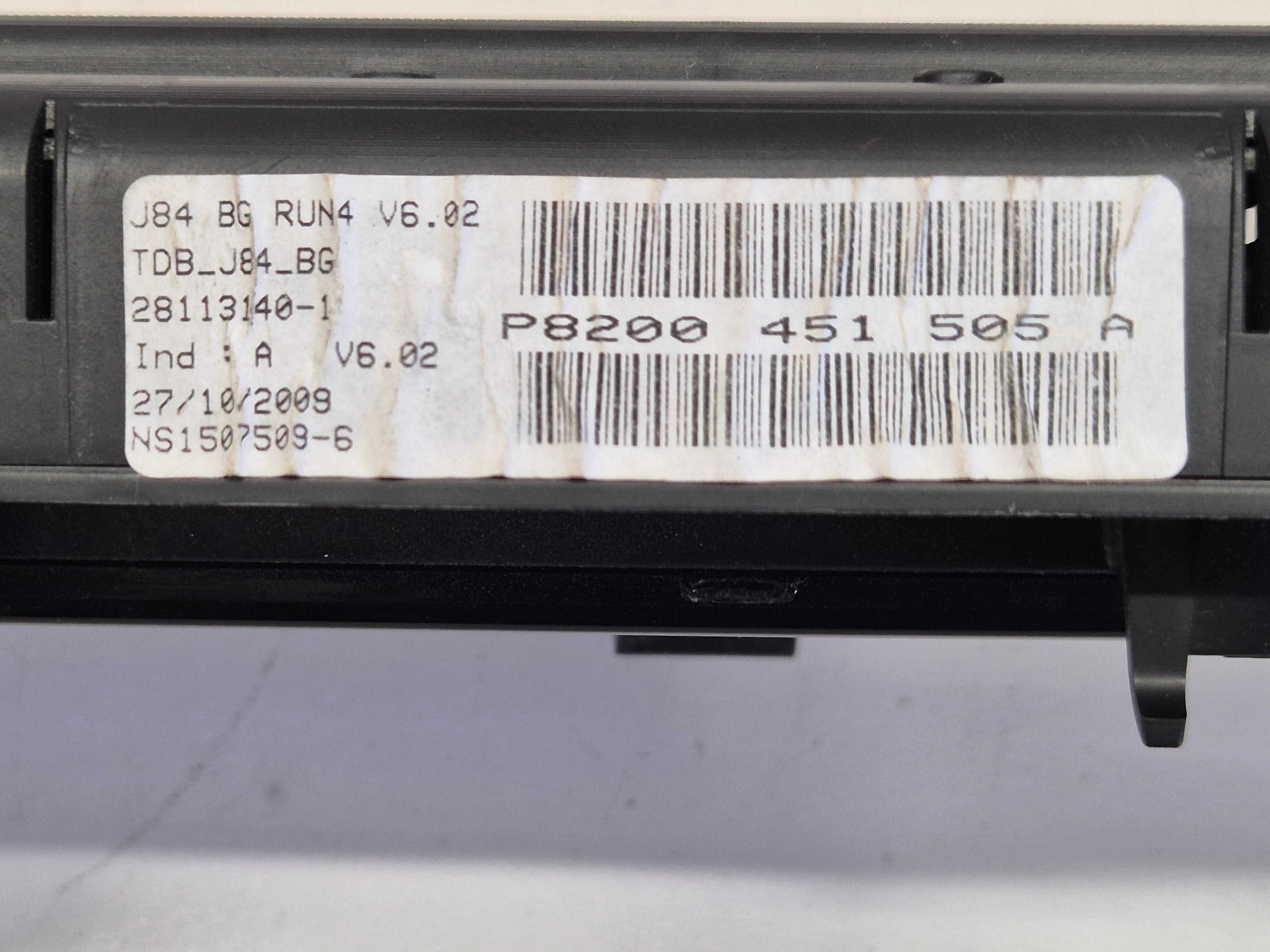 renault scenic II licznik zegar zegary wyświetlacz