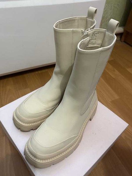 Бежеві черевики Челсі р. 40