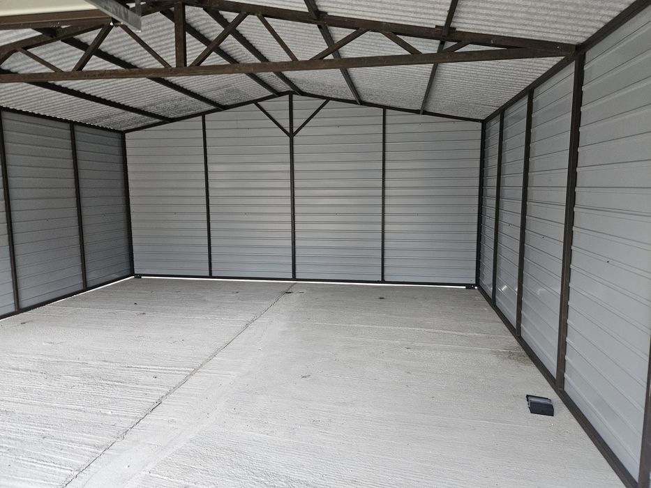 4x6 ŚLĄ Garaze Blaszane Garaż Blaszany Blaszak Blaszaki