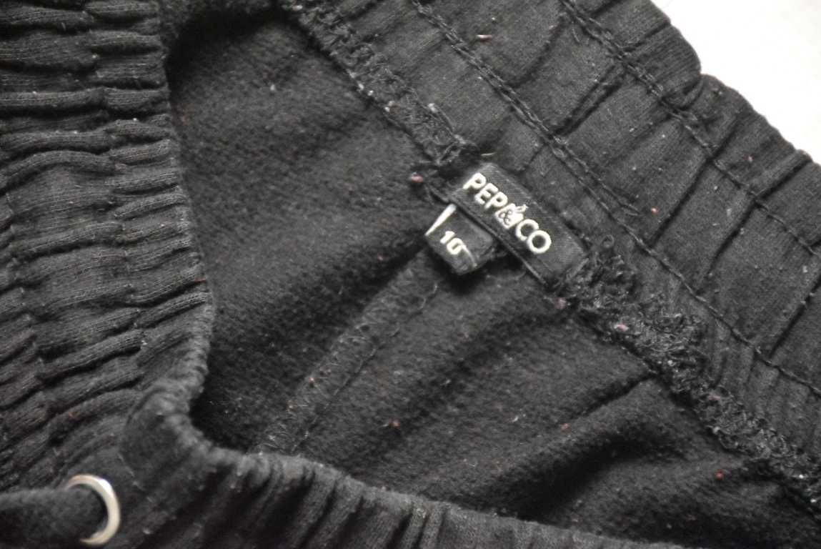 *Pep&Co* spodnie dresowe czarne 7/8 joggery wysoki stan_38