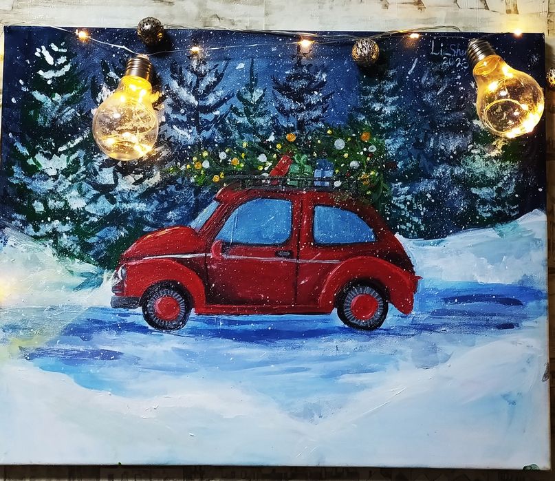 Картина "Christmas tree"