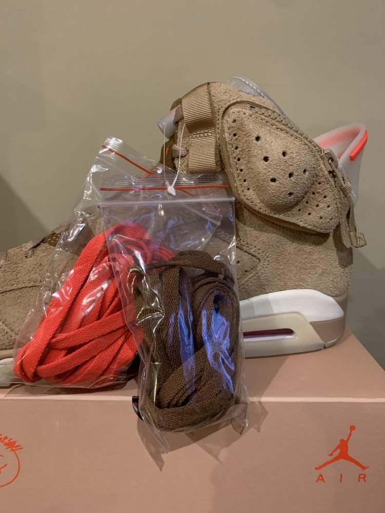 Buty Nike air Jordan 6 x travis scott