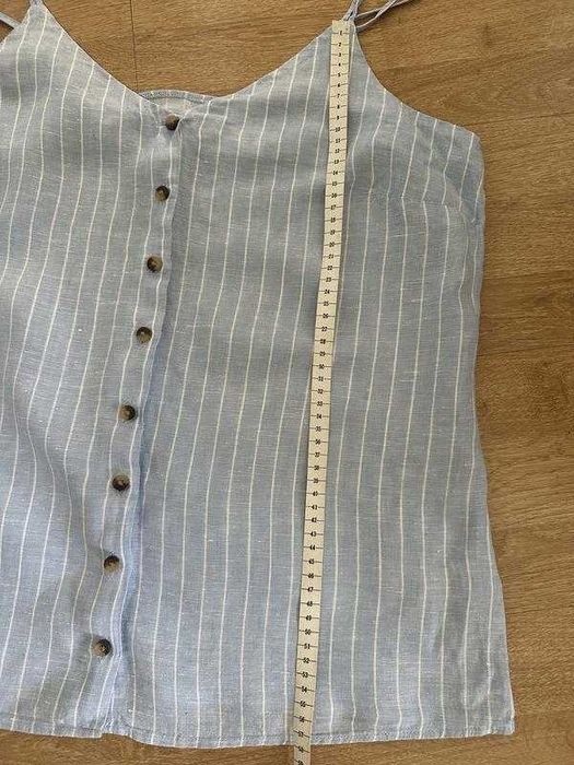 M&S топ льняной, майка