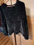 Sweter Zara ciemna zieleń roz L
