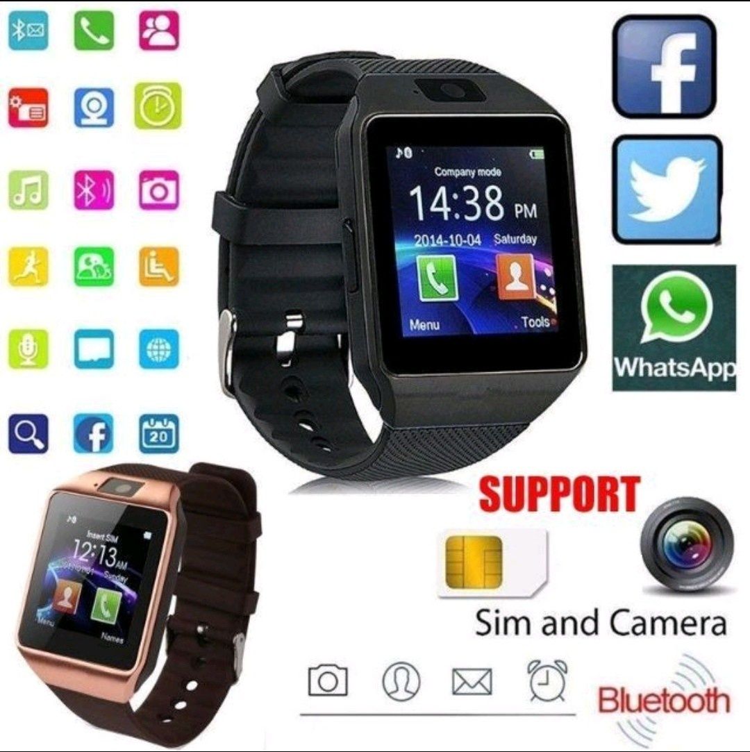 Smartwatch srebrny lub czarny nowe